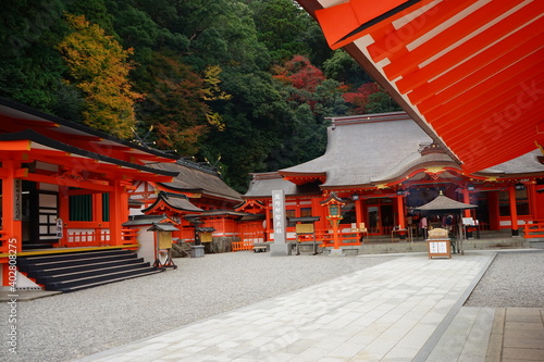 Kumano Nachi Taisha or Shrine in Wakayama, Japan photo