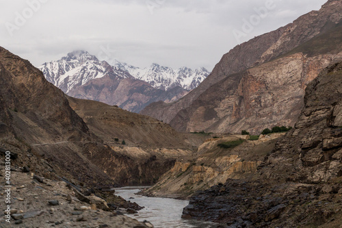 River Panj (Pyandzh) between Tajikistan and Afghanistan