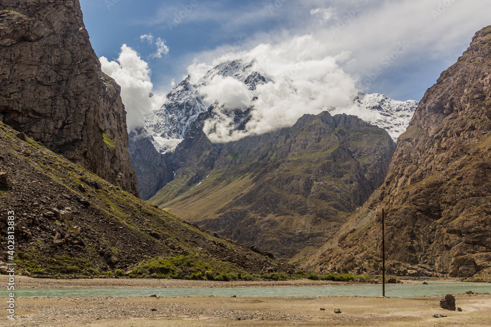 Bartang valley in Pamir mountains, Tajikistan