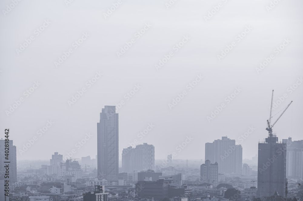 Cityscape in middle of Bangkok,Thailand Cityscape in middle of Bangkok,Thailand