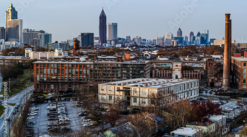 Cabbagetown Atlanta , Neighborhood, GA - Aerial View (2020)