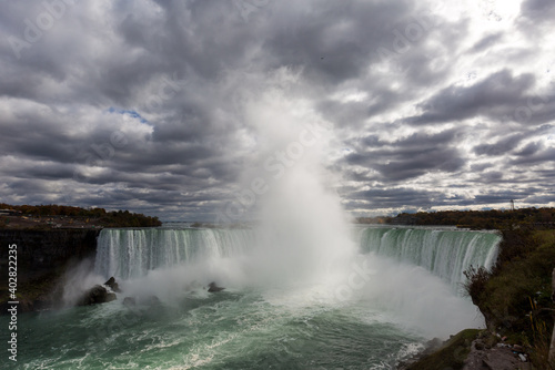 A Glimpse of Light Brightening Up Niagara Falls