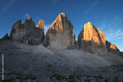 tre cime in the morning