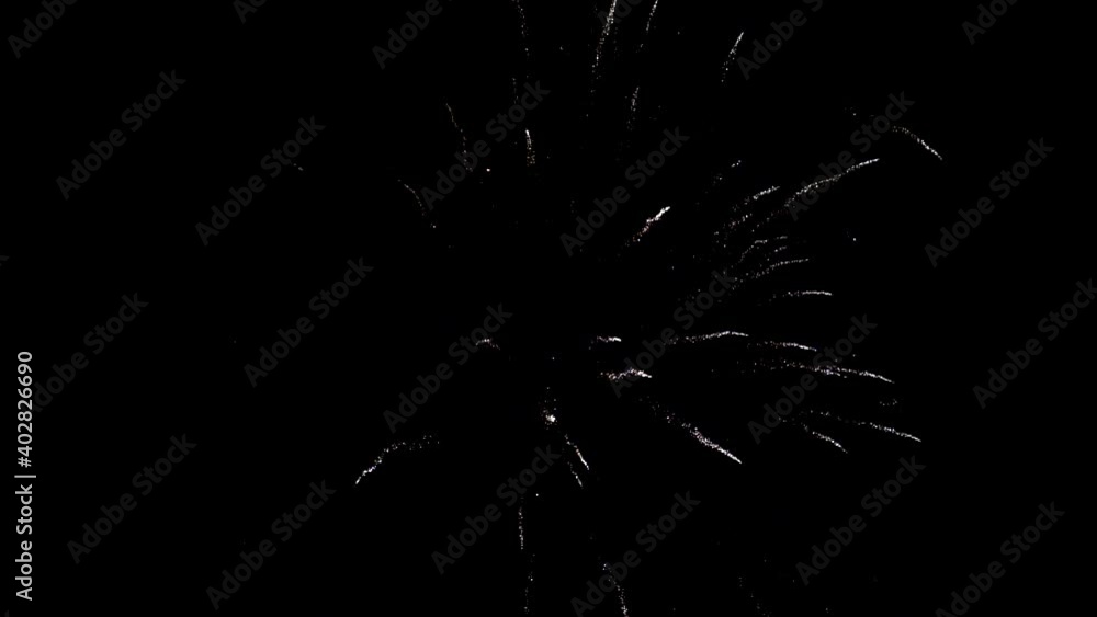 Festive background.Fireworks exploding brightly against the dark sky