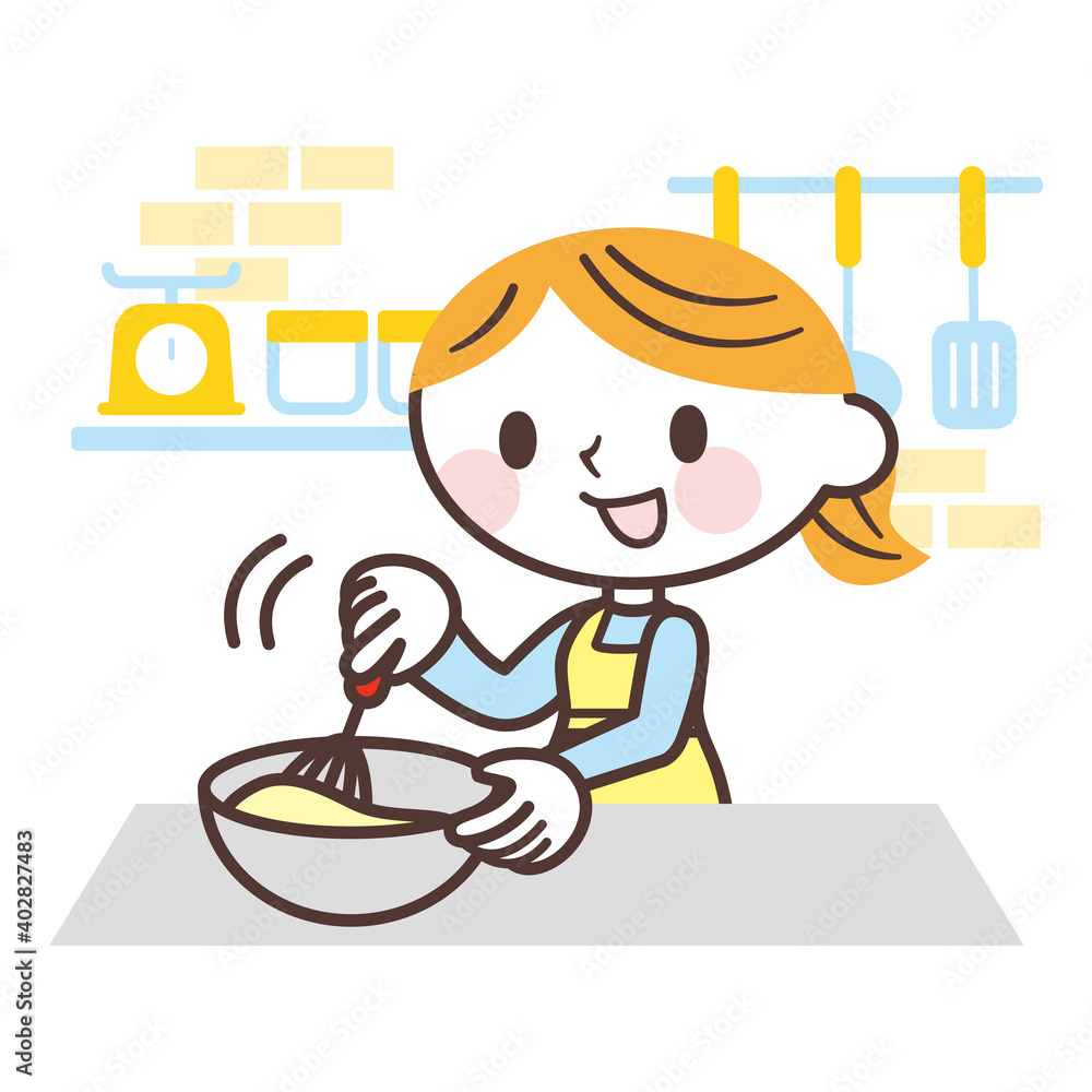 Woman making sweets Woman making sweets