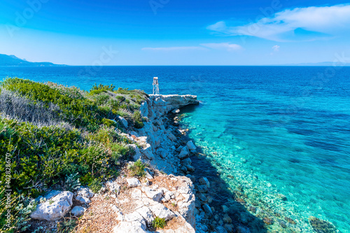 Mordogan Coast view in Izmir Province photo