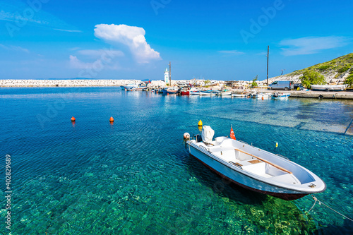 Fototapeta Naklejka Na Ścianę i Meble -  Saip Alti fisher shelter in Karaburun