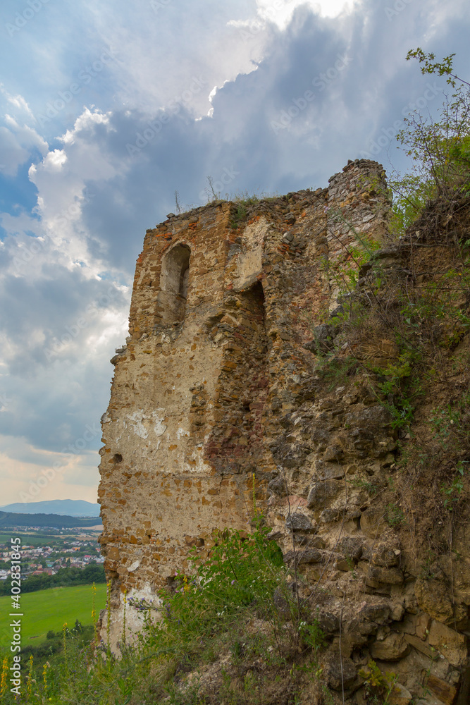 ruins of the castle Cicava, Slovakia, Europe
