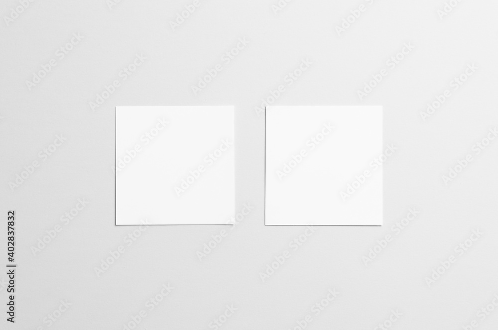 Square Flyer / Invitation Mock-Up - Two Flyers Square Flyer / Invitation Mock-Up - Two Flyers