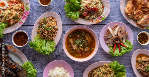 Thai Northeastern Spicy Food Selections