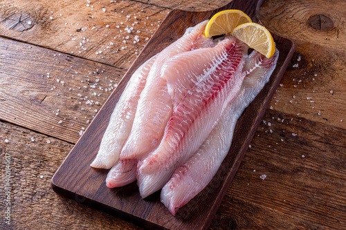 Fotografía Fresh Haddock Fillets