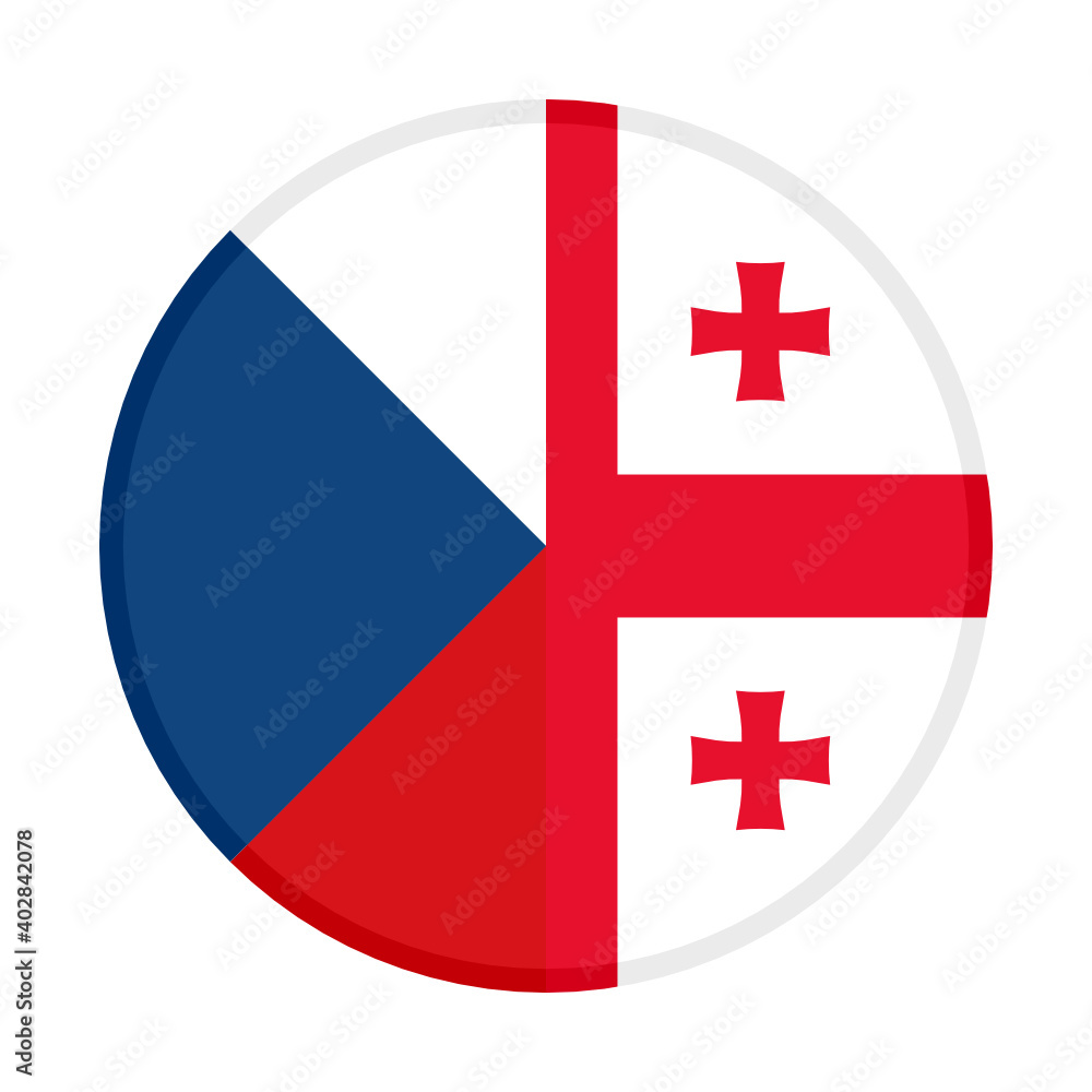 round icon with czech republic and georgia flags
round icon with czech republic and georgia flags