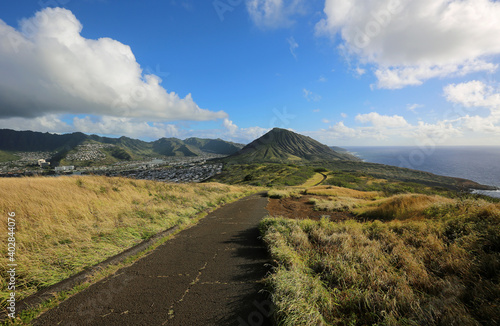 Fototapeta Naklejka Na Ścianę i Meble -  Hanauma Ridge trail - Oahu, Hawaii