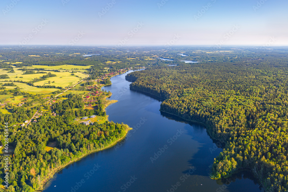 Fototapeta Beatiful lake in Belarus