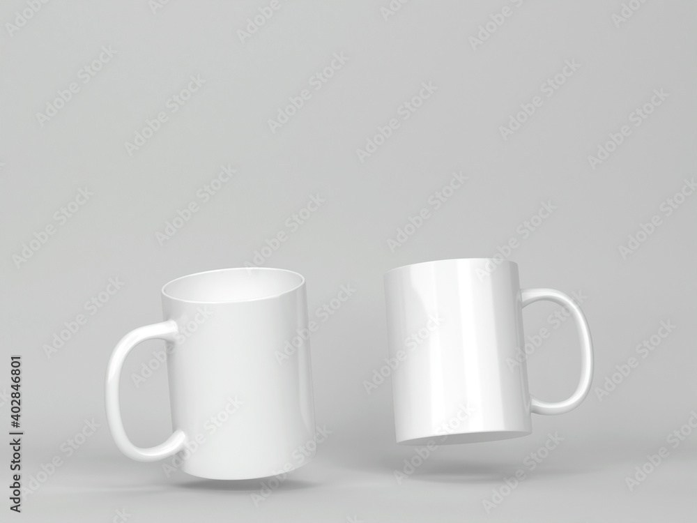 Blank ceramic mug mockup Blank ceramic mug mockup