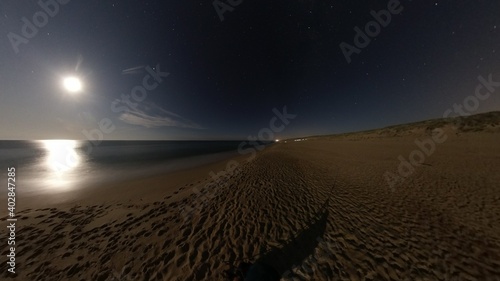 Nachtaufnahme Strand