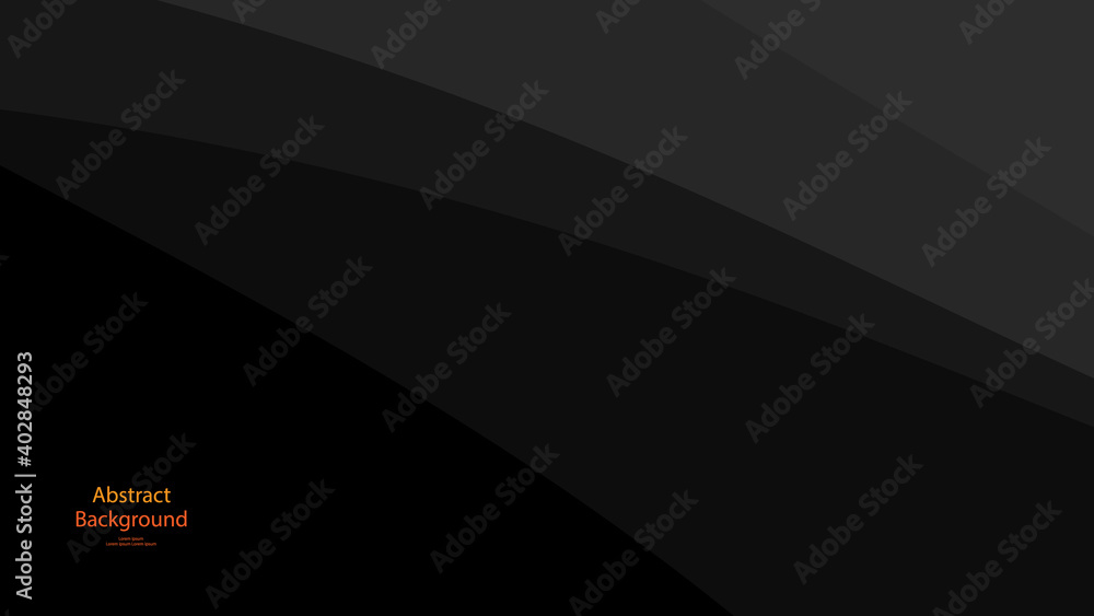 black Tone and dark color background abstract art vector