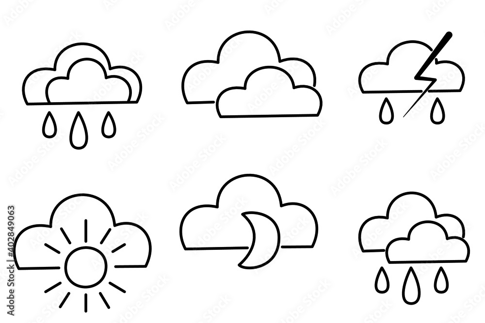 weather icons set weather icons set