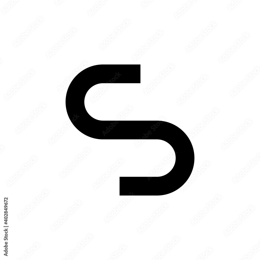 Black letter CD S initial logo icon Black letter CD S initial logo icon