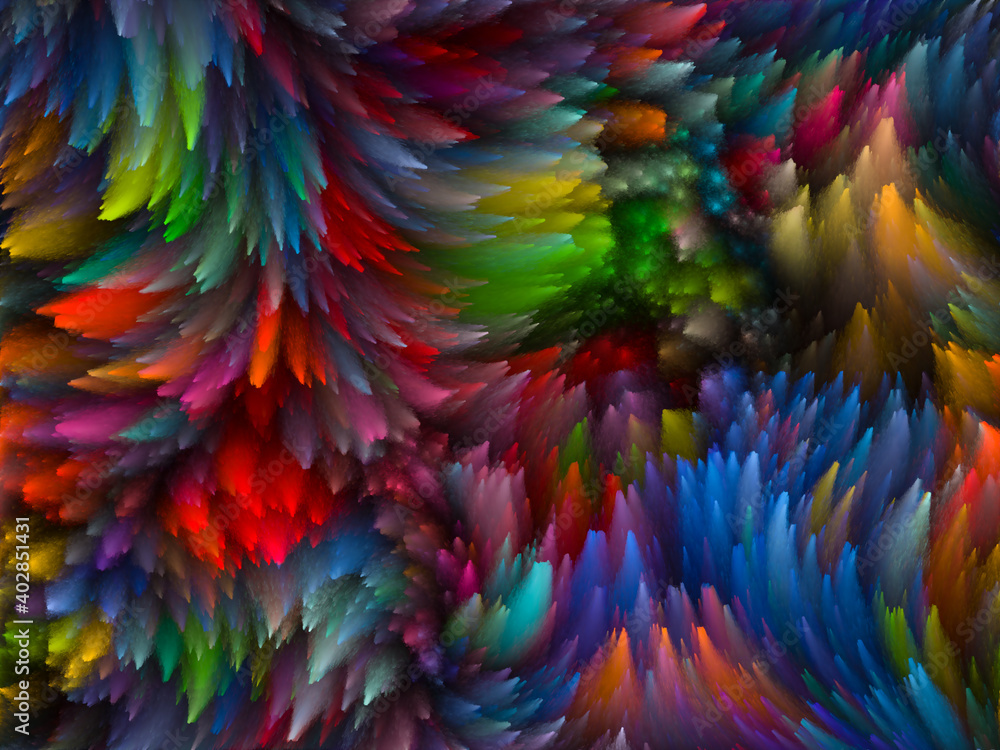 Fototapeta premium Swirling Paint