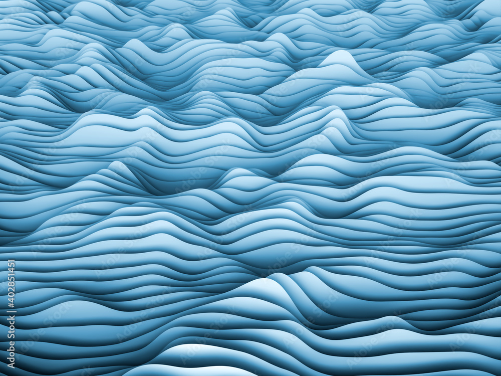 Obraz premium Blue 3D Background