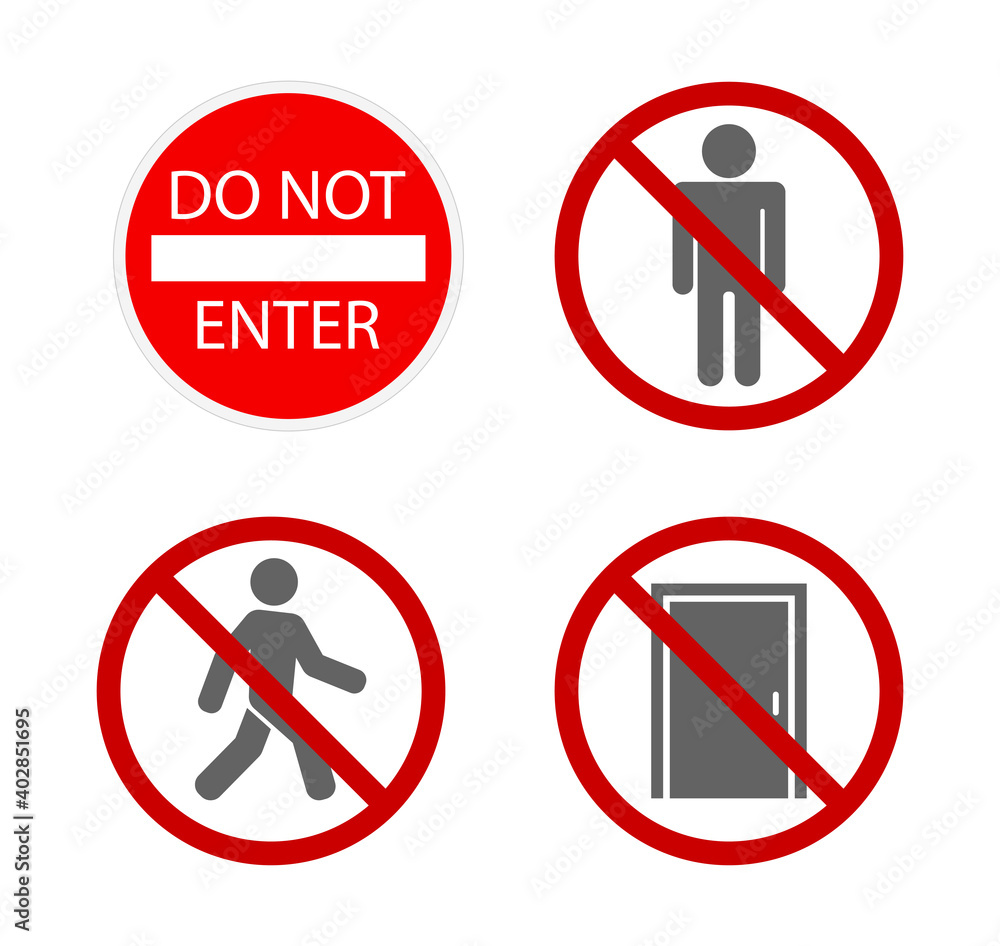 do not enter sign do not enter sign