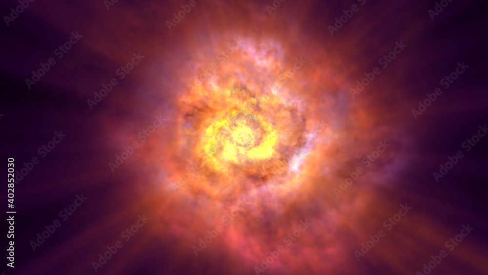 fire ball explosion in space fire ball explosion in space