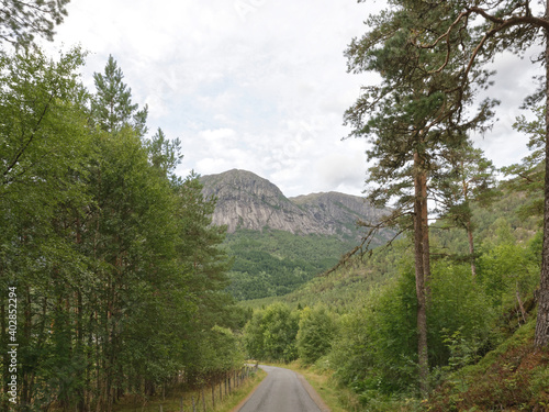 Norwegen - Kinsarvik - Wanderweg am Fluss Kinso photo