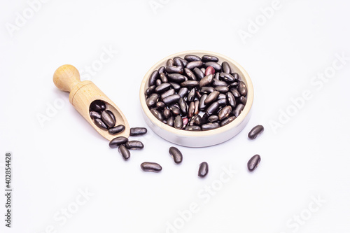 Wallpaper Mural Dry black beans isolated on white background Torontodigital.ca
