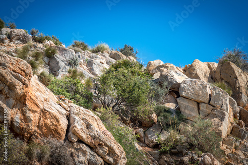 rocks in the mountains, spain, andalusia, calahonda © Andrea Aigner