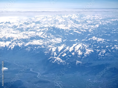 Panorama of the italian alps