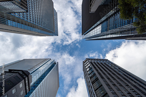 Skyscrappers in Tokyo