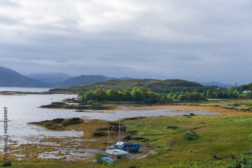 The bay at Isleornsay on the Isle of Skye