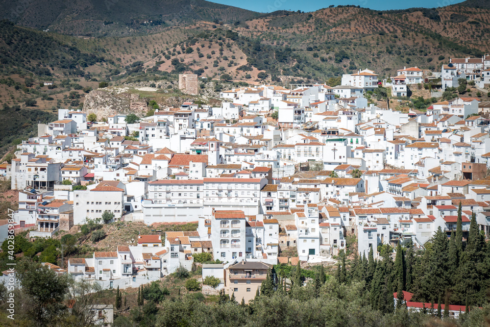 white villages of andalusia, spain, pueblos blancos