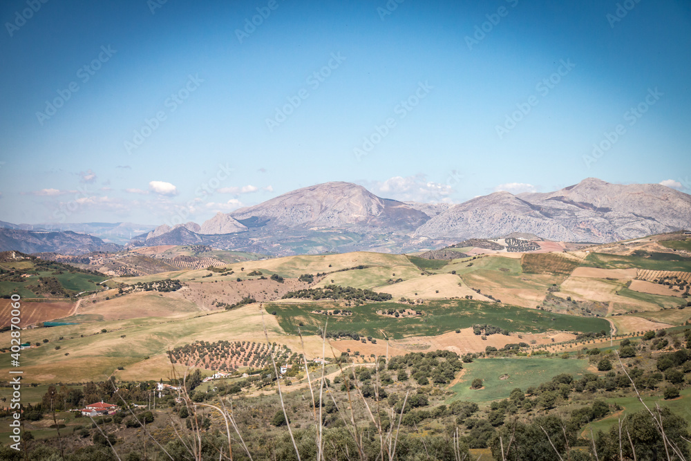 hills of andalusia, spain, 