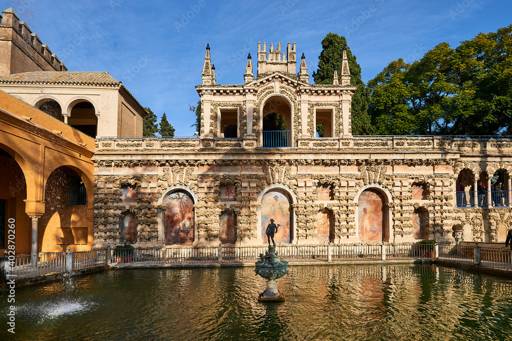 Royal Palace (Real Alcazar) Sevilla, Andalusia, Spain, Europe.