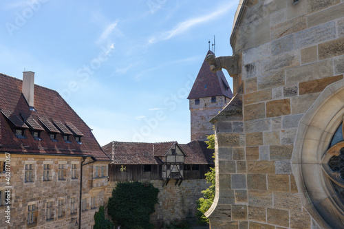 Part of historic castle complex Veste Coburg
