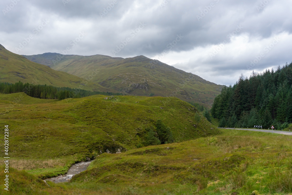 Fototapeta premium Glen Shiel in the Scottish highlands