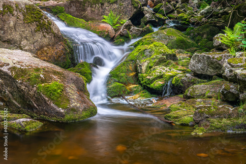 Fototapeta Naklejka Na Ścianę i Meble -  Waterfall in Nationalpark Harz in Germany