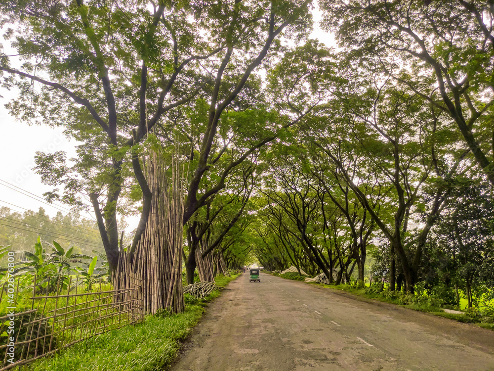 Bangladeshi street view in the afternoon. Bangladeshi street view in the afternoon.