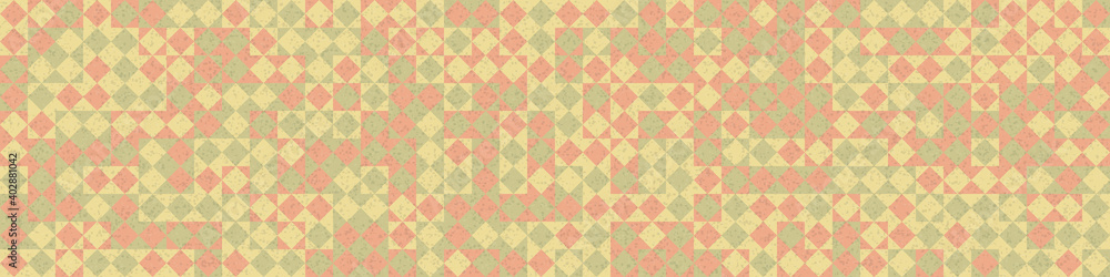 Fototapeta premium Abstract Geometric Pattern generative computational art illustration