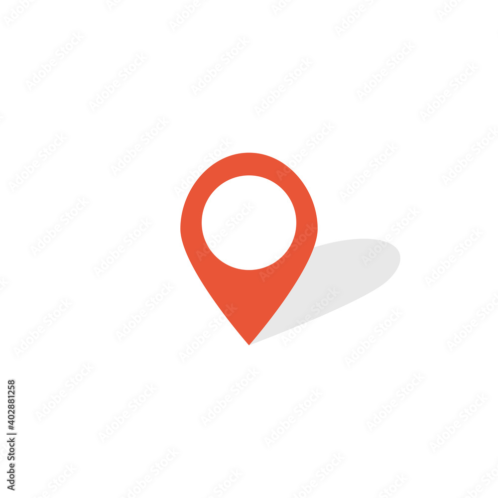 Map pointers. Vector illustration.