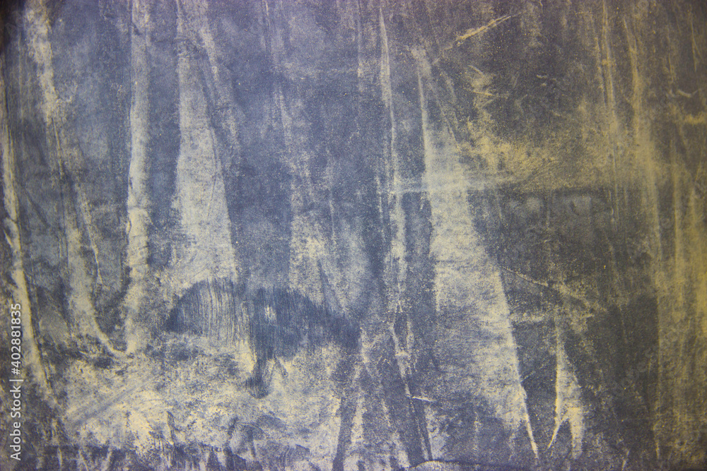 Fototapeta premium Wood dust on black fabric