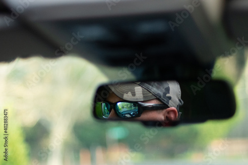 Man Driving a Truck