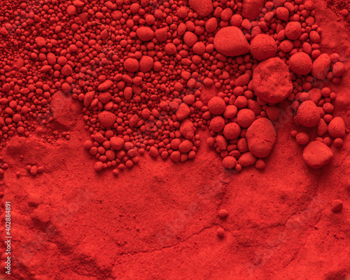 Photos Color background and texture: red pigment.