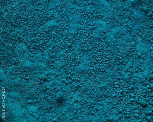 Bilde på lerret Color background and texture: turquoise pigment.