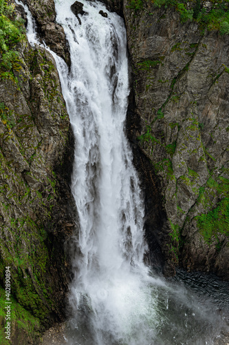 Huge waterfall Vøringsfossen in the Hardangevidda © Fridimedia