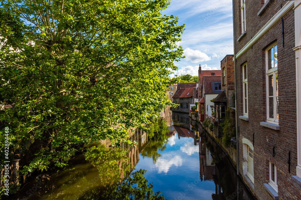 The city of Bruges in Belgium