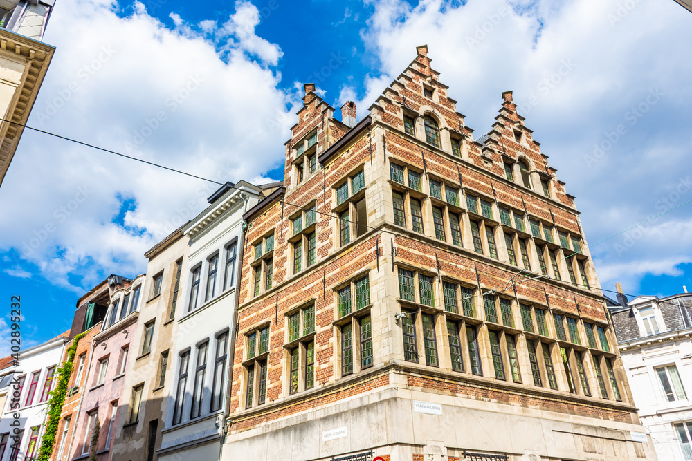 Fototapeta premium Historic Center of Antwerp in Belgium