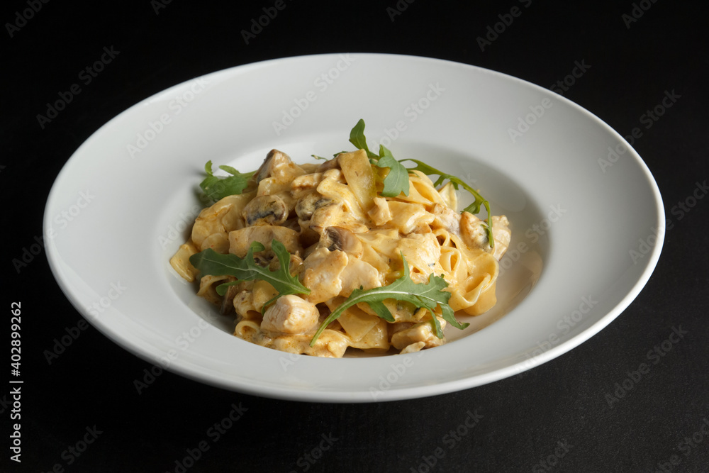 Pasta with chicken and mushrooms, pasta, pasta with chicken Pasta with chicken and mushrooms, pasta, pasta with chicken